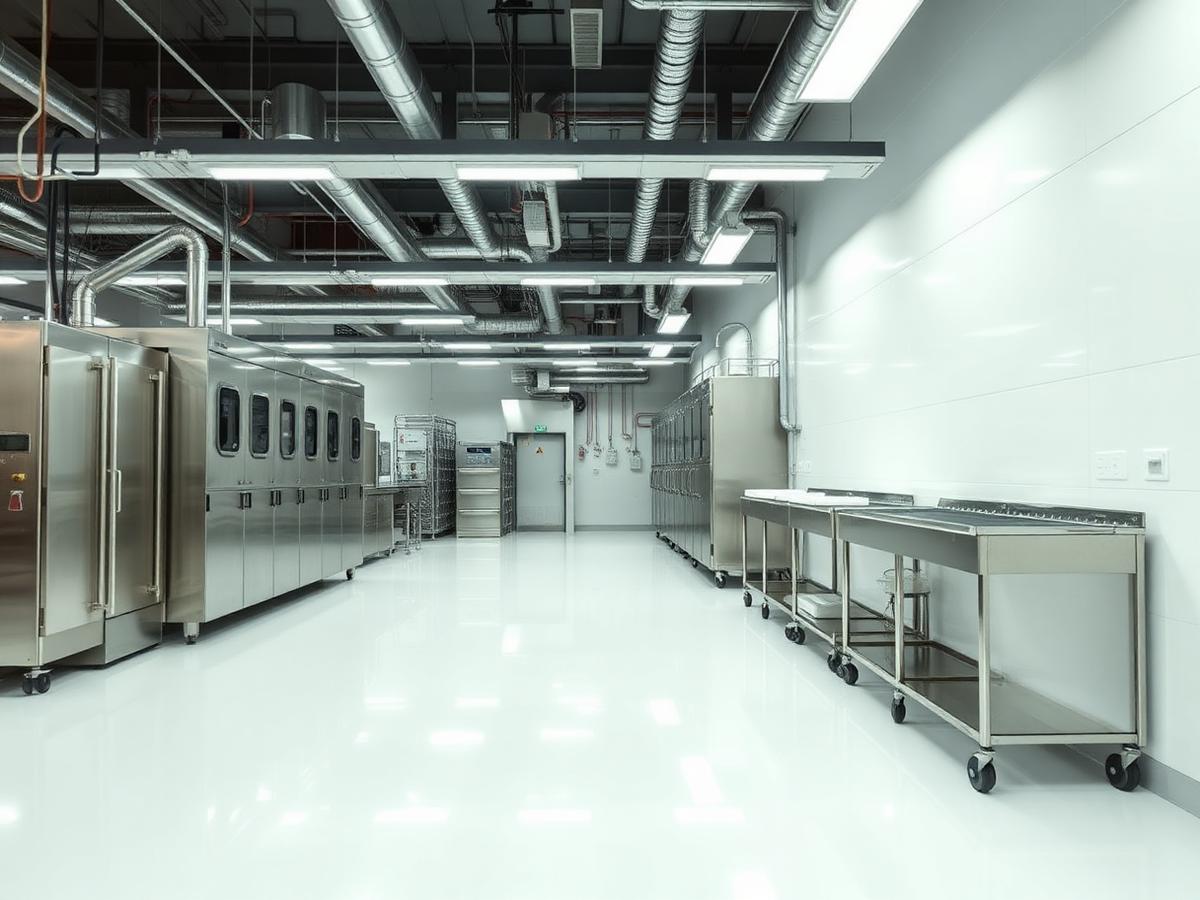 Industriel — ambiance Blanc Clinique, Blanc pur